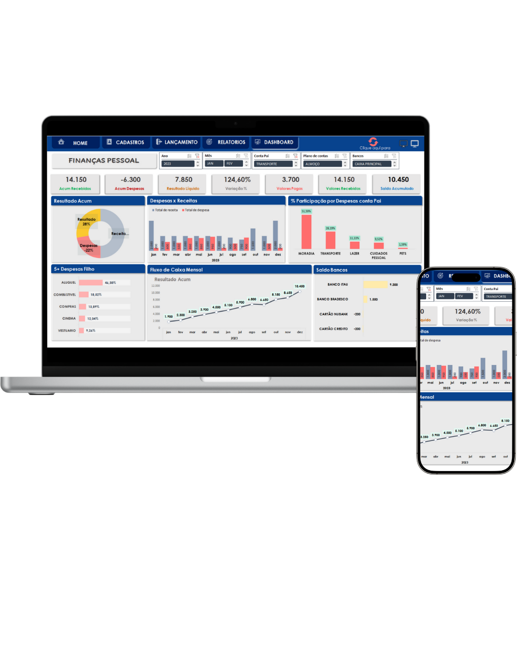 Planilha de Controle Financeiro
